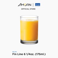 AMORN - (Ocean) B01206 Fin Line 6 1/4oz. (175ml.) - แก้วน้ำ แก้วฟินไลน์ แก้วโอเชี่ยน 6 oz. ( 175 ml.