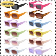 BEBETTKISS Small Rectangle Sunglasses Trendy Women & Men UV400 Men's Shades