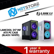 LIAN LI LANCOOL 217 INF ATX PC CASE - (BLACK | WHITE)