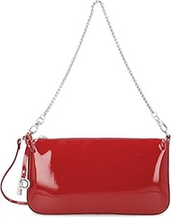Auguri 552833F771 Shoulder Bag Made of 100% Cowhide Leather in Red Dimensions: 26 x 14.5 x 4.5 cm, R