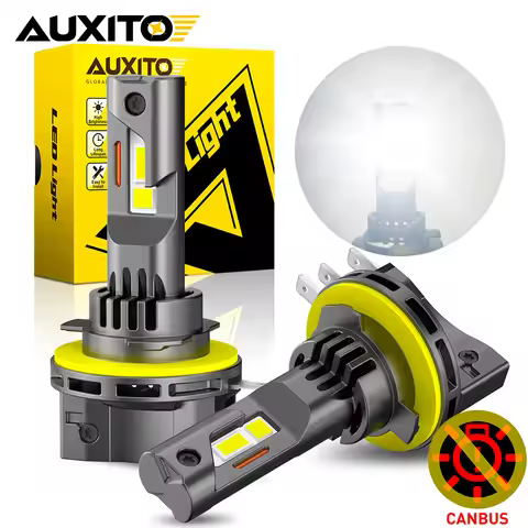 AUXITO 2Pcs 30000LM H15 LED Headlight Kit Bulb Canbus Car Daytime Running Lamp Auto LED for VW Audi 