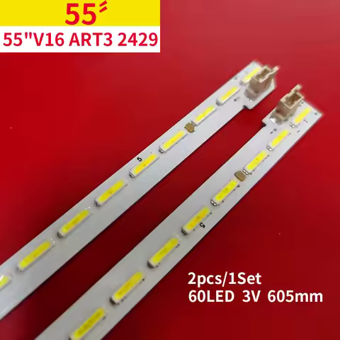2Pin LED Backlight strip 55LJ615V 55LW340C 55UH7700 55 V16 ART3 6916L2428A 6916L-2429A 2428A LC550EU