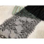 ~~ Cheap Zone~Black 17cm Eyelash Lace Left 300cm+300cm ㄧ Sell At Least~Very Beautiful