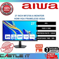 AIWA Gaming Monitor 22 24 25 27 Inch IPS VA FHD QHD 100Hz 120Hz 1ms Monitor