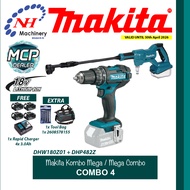 MAKITA CORDLESS MEGA COMBO (DHW182Z01 + DHP482Z) - COMBO 4 (𝐕𝐀𝐋𝐈𝐃 𝐔𝐍𝐓𝐈𝐋 𝟑𝟎/𝟎𝟒/𝟐𝟎𝟐𝟔)