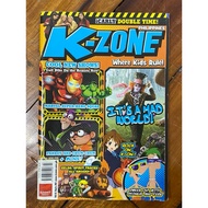 K-Zone Vintage March 2010 Magazine w Foldabots - Preloved Zelda / Mad Hatter / Hero Squad Iron Man