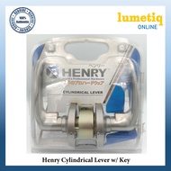 Henry Door Knob Cylindrical Lever w/ Key Stainless