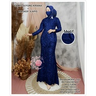 OSCAR Fs - KIRANA MERMAID DRESS WITH LUXURY PEARL TILE BRUCKET AND LINED + FREE EARLOOP MASK