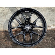 New Car Sport Rim Flow Forming RAYS VOLK RACING G025 18x8J 5x113 ET38 Black - READY STOCK