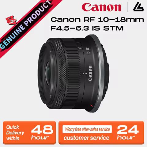 Canon RF 10-18mm F4.5-6.3 IS STM APS-C Mirrorless Digital Camera Lens Standard Zoom Lens