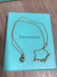 Tiffany&amp;co 水滴款750k項鍊