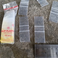 PLASTIC CLIP CONTENTS 1000 2.5X3.5CM WHITE LIST SHEET ZIPLOCK/