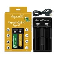 Vapcell Q2S-C Type C Fast Charging Charger Nitecore Xtar 16340 / 18350 / 18650 / 21700 / 22650 / 255