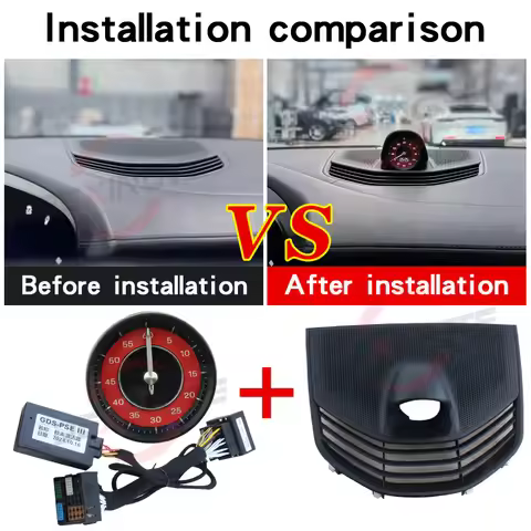 Car Stopwatch For Porsche Taycan 9J1 stopwatch 2019-2023 instrument panel cover Dashboard Clock Comp