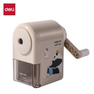 Jualan Panas [Harga Borong] Deli 0641A Pengasah Pensel Automatik untuk Pelajar dan Kanak-kanak Penga