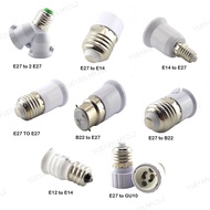 5pcs E27 to E14 Socket Adapter E27 GU10 G9 B22 E14 E12 Converter Led Lamp Bulb Base Conversion Holde
