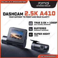 📸 70mai A410 Dash Cam | 2.5K+1080P Dual Dash Camera with HDR | Night Vision