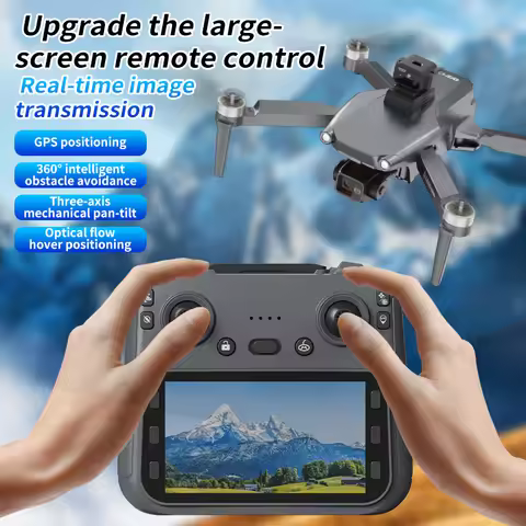 New L600 PRO MAX Professional GPS Drone With 8K Camera 3-Axis Gimbal 360° Obstacle Avoidance Touch S