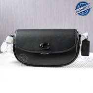 (Ready Stock) Coach Emmy Saddle Bag 23 - Black