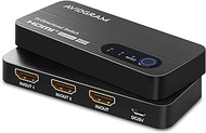 HDMI Switch 8k@60hz Splitter, AVIDGRAM Bidirectional HDMI Switcher 2 in 1 Out, Splitter 1 in 2 Out, Support 4K@120hz, Compatible with PS5, XSX, UHD TV, Monitor, Projector (1 Display at a time)