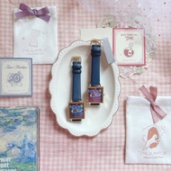 考試手錶 Museum Watch畫框女裝手錶  星夜/睡蓮/向日葵/夜鷹