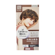 Liese 莉婕 泡沫染髮劑 34ml+66ml+8g  巧克力棕色  1盒