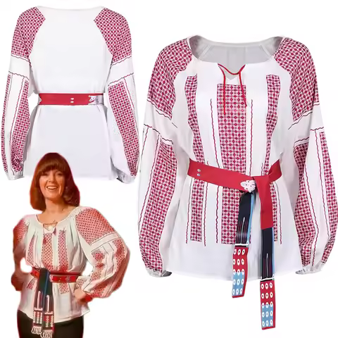 Agnetha Cosplay Fantasy Retro Hippie Clothing 70s Band ABBA Costume Disguise Adult Women Roleplay Fa