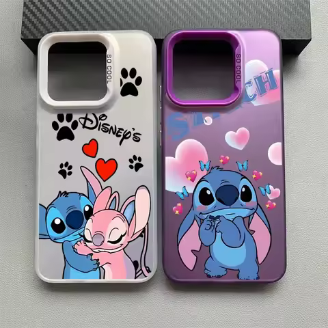 Anime Cute Stitch Cover For Xiaomi Mi 15T 14T 14 Redmi 15A 15C 15 14C 13C A5 A3 A2 Note 15 14 13 Pro