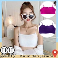 HH Bra Wanita 6614 Bh Crop Top Ala Korea Pakaian Dalam Wanita Bra Fashion Tali Kecil Cup Import