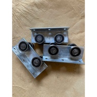 Heavy Duty Hanging Ball Trough 3x4 – 100x37mm – Plating Iron Bearing (4 wheels for 4 troughs)