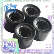4Pcs 60X45mm Cruiser Skateboard Wheels Long Board Cruiser Wheels Skateboard Wheel, Black