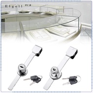 [Eigell] Glass -Display Castle Castle with 2 keys slide cabinet lock easy installation