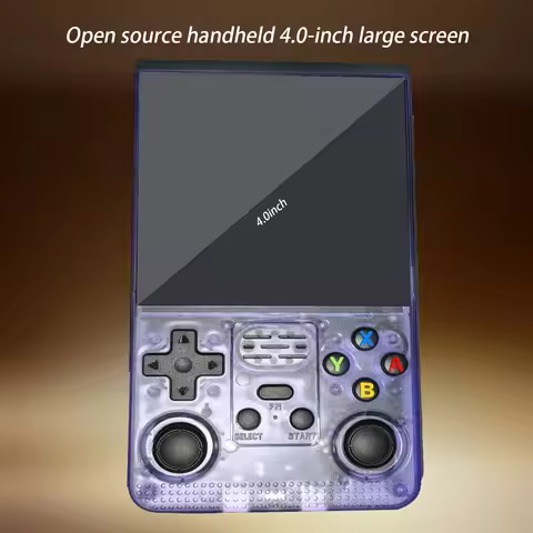 R39 Max Retro Handheld Game Console Linux System 4.0-inch IPS HD 4K 64G 20000 Classical Games Portab