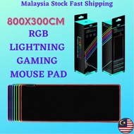 RGB Lighting Gaming Mouse Pad Large Size Waterproof Usb Rgb Mouse Pad