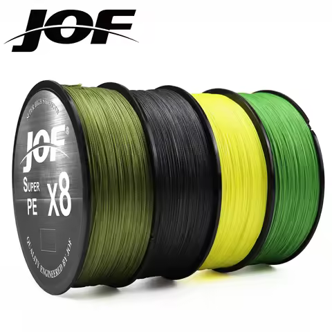 JOF Braided Fishing Line 8 Strands Braided Wire Strong Power 12-100LB Multifilament PE Line Carp Acc