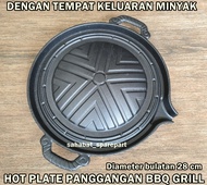 HOT PLATE PANGGANGAN BBQ GRILL KOREAN DENGAN KELUARAN MINYAK
