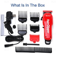 ALX KEMEI Electric 4 Combs Cordless Men Hair Clipper Trimmer Shaver Beard Razor Cutter Kit Pencukur 