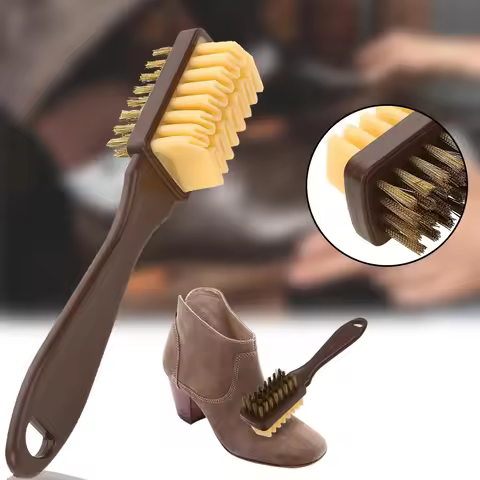 Shoe Cleaning Brush Kit 2-in-1 Dual-Ended with Eraser - Durable Plasticfor Suede Nubuck Boots | Univ