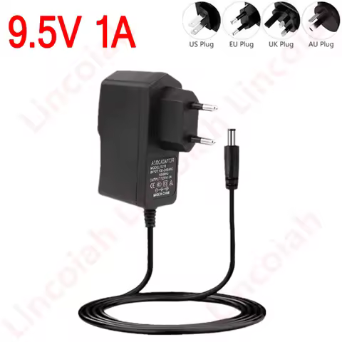 9.5V 1A 1000MA AC/DC Adapter Power Adapter Charger 9.5 V Volt For Casio Keyboard Pianos CTK-245 AD-E