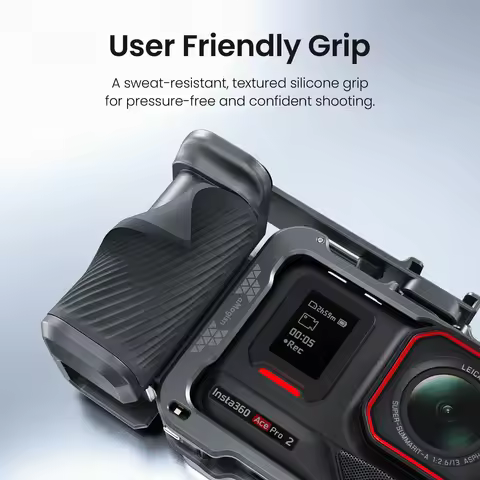 aMagisn Xplorer Grip Kit Metal Version for Insta360 Go Ultra Ace Pro 2, DJI Action 5 Pro 4 , Gopro H