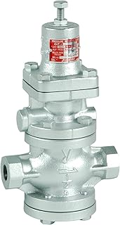 Yoshitake Pressure Reducing Valve for Steam, Pilot Type Piston Type, Screw Connection, Connection Di