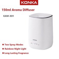 Fast Delivery KONKA USB Humidifier 10 Hours Continuous Battery Life Rainbow Night Light Aroma Diffus