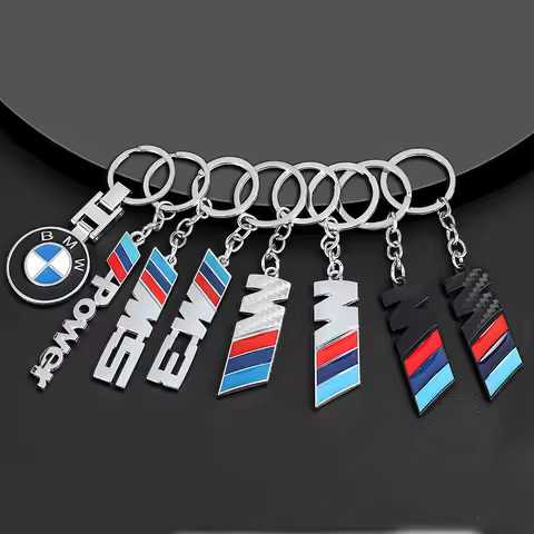 Car Hand Woven Keychain Zinc Alloy Key Chain Accessories For BMW M3 M4 M5 F93 F92 F97 F98 F95 F96 F9