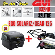 YAMAHA EGO SOLARIZ GEAR125 SOLARIS GEAR 125 GIVI MRV MONORACK MONOTECH RACK CARRIER BOX KOTAK TAPAK B32N E250N B33N2M