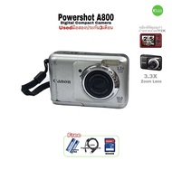 Canon Powershot A800 10MP Digital Compact camera tone Film Used กล้องดิจิตอลเก่า ถ่ายรูปสวยสไตล์ Y2K