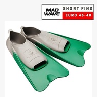 MadWave Swimming Snorkeling Training Short Fins Swim Flippers (UK 13-15 EURO 46 - 48)