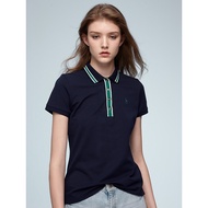 Hazzys Hazzys Inner Summer Slim-fit Ladies Short-Sleeved T-Shirt New Casual Slimmer Look polo Shirt 