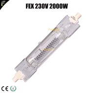 Yellow Headlight Bulb FEX 230V 2000W Film Teion Medical Photography Lamp Bulb 3200K Rx7s Socket