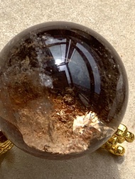 幽靈黃鐵礦球 （Phantom Quartz  Pyrite Ball ）