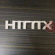 Logo chữ nổi TOYOTA HILUX dán đuôi xe